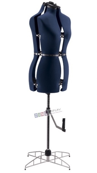 blue dress form Adjustable Small/Medium Navy this classic shirtdress moonlights