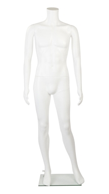 Male Headless Full Body Mannequin - Arm on Waist