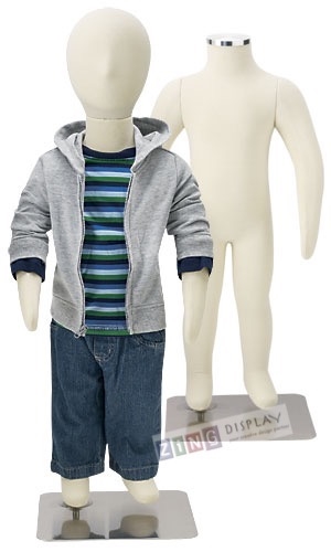 One Day Rental -- 5 Years Old Poseable Child Mannequin with Flexible Arms  MM-JFCH05TR
