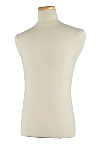 jersey covered dress form Male Coat Torso Shirt to 54 in